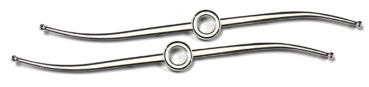 Roofside Landau Bars for 1962-63 Ford Thunderbird - White