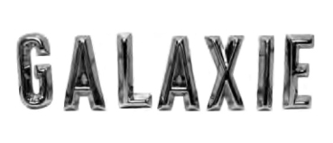 Trunk Letters for 1962-63 Ford Galaxie - Letters Set GALAXIE