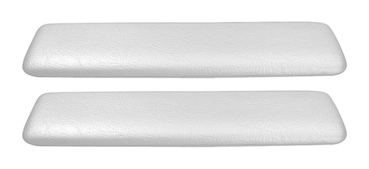 Vordere Armlehnen-Polster für 1963-64 Pontiac Bonneville - White / Paar