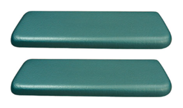 Rear Armrest Pads for 1963-64 Pontiac Bonneville - Aqua / Pair