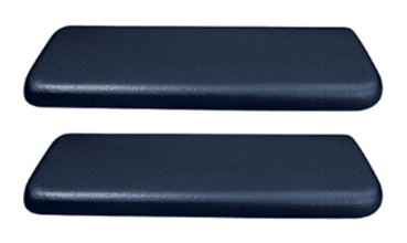 Rear Armrest Pads for 1963-64 Pontiac Bonneville - Dark Blue / Pair