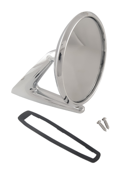 Outside Rear View Mirror for 1963-66 Ford Fairlane - Round Head