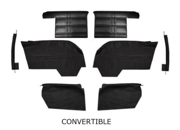 Rear Side Panels for 1963 Chevrolet Impala Coupe and Convertible