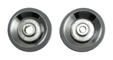 Radio Bezels for 1964-65 Pontiac Tempest - Pair