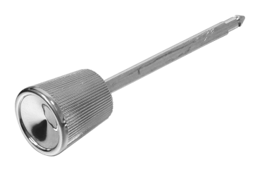 Headlight Switch Knob with Shaft for 1964-65 Pontiac Tempest - Diecast / Chromed