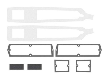 Rückleuchten-Gläser-Set für 1964 Plymouth Valiant