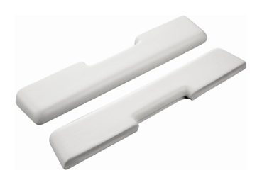 Vordere Armlehnen-Polster für 1965-66 Pontiac Bonneville - White / Paar