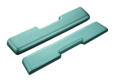 Vordere Armlehnen-Polster für 1965-66 Pontiac Grand Prix - Aqua / Paar.