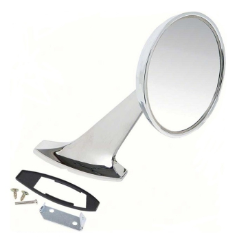 Outer Door Mirror for 1965-66 Chevrolet Impala with Bowtie - Right Hand Side