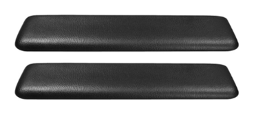 Front Armrest Pads for 1965-67 Pontiac Catalina - Black / Pair