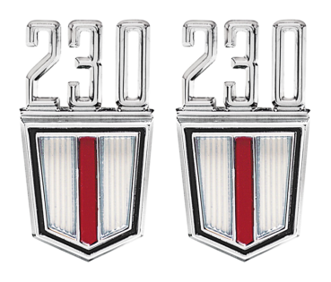 Kotflügel-Embleme für 1965-67 Chevrolet Chevelle 230 - Paar