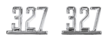 Kotflügel-Embleme für 1965-67 Chevrolet Chevelle 327 - Paar