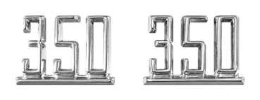 Kotflügel-Embleme für 1965-67 Chevrolet Chevelle 350 - Paar
