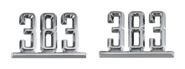 Kotflügel-Embleme für 1965-67 Chevrolet Chevelle 383 - Paar