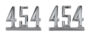 Kotflügel-Embleme für 1965-67 Chevrolet Chevelle 454 - Paar