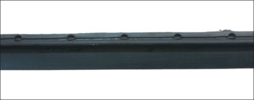 Vertikale Dichtungen der hinteren Seitenfenster für 2-türige 1965-68 Ford Galaxie & LTD Hardtop und Convertible - Paar