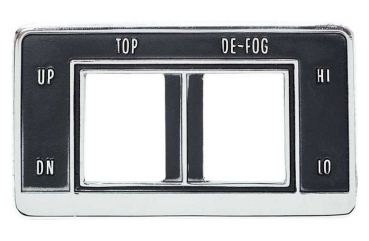 Schalter-Blende für 1965-69 Chevrolet Impala Convertible - TOP/DE-FOG