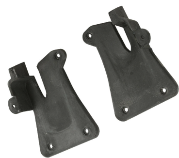 Lower Front of Quarter Window Seals for 1966-67 Ford Fairlane 2 Door Hardtop and Convertible - Pair