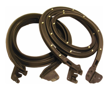 Door Weatherstrip for 1966-67 Buick Skylark 2-Door Hardtop and Convertible - Pair
