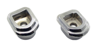 Grab Bar Handle Bezels for late 1966-67 Pontiac Tempest - Pair