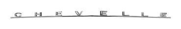 Heck-Emblem für 1966 Chevrolet Chevelle SS - CHEVELLE