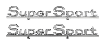 Seitenteil-Embleme für 1966 Chevrolet Chevelle - Super Sport / Paar