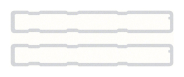 Tail Lamp Lens Gasket Set for 1966 Chevrolet Bel Air, Impala, Caprice - 2-Piece