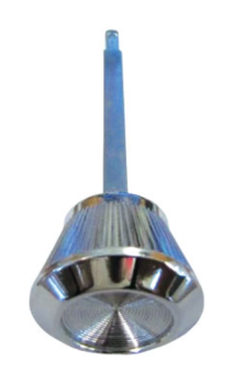 Headlight Switch Knob with Shaft for 1966 Pontiac Tempest - Plastic / Chromed