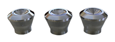 Dash Knob Set for 1966 Pontiac Tempest - Plastic / Chromed