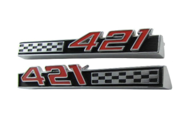 Fender Emblems for 1966 Pontiac Grand Prix - 421