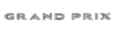 Deck Lid Emblem for 1966 Pontiac Grand Prix - Letters "GRAND PRIX"