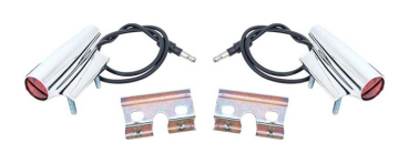 Turn Signal Indicator Lamp Assemblies for 1967-68 Plymouth Valiant - Pair