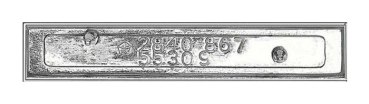 Trunk Lid Emblem for 1967-69 Plymouth Belvedere - HEMI
