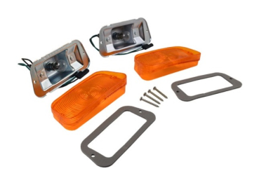 Park/Turn Light Housing and Lens Kit for 1967-69 Ford Pickup