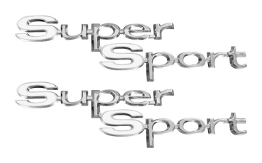 Seitenteil-Embleme für 1967 Chevrolet Chevelle - Super Sport / Paar
