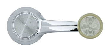 Window Crank Handle for 1967 Chevrolet Full-Size Models - Clear Knob