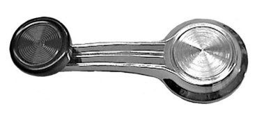 Window Crank Handle for 1967 Oldsmobile 88 and 98 - Black Knob
