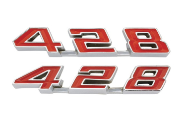 Fender Emblems for 1967 Pontiac Bonneville - 428