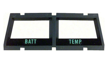 Console Gauge Bezel -A- for 1968-69 Chevrolet Camaro - BATT/TEMP