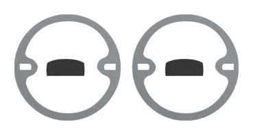 Park/Turn Light Lens Gaskets for 1968-69 Dodge Coronet - Pair