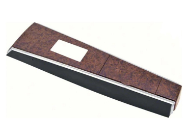 Mittelkonsole für 1968-69 Pontiac Firebird mit Automatik-Getriebe - Burlwood Grain