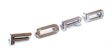 Heck-Emblem für 1968-69 Ford Fairlane - Buchstaben-Set FORD Typ B