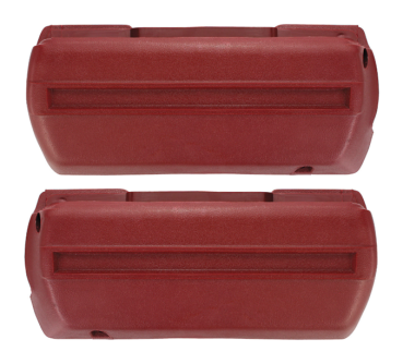 Vordere Armlehnen-Basis für 1968-70 Pontiac Catalina - Rot / Paar