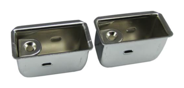 Rear Ashtray Inserts for 1968-72 Pontiac GTO Hardtop and 1971-72 Convertible - Pair