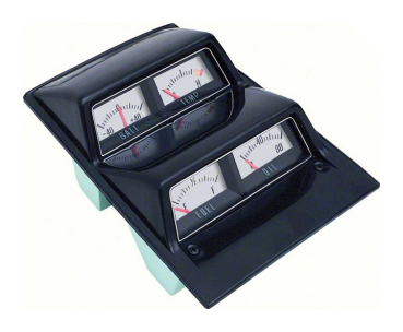 Console Gauge Assembly for 1968-74 Chevrolet Nova - Silver Face
