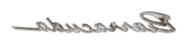 Trunk Emblem for 1968 Plymouth Barracuda - Barracuda Script