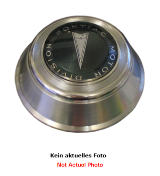 Hupenknopf komplett für 1968 Pontiac Bonneville mit originalem Holzimitat-Lenkrad