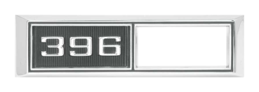 Side Marker Emblem-Blenden für 1968 Chevrolet Chevelle - 396 / Paar