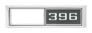 Preview: Side Marker Emblem-Blenden für 1968 Chevrolet Chevelle - 396 / Paar