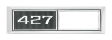 Side Marker Emblem-Blenden für 1968 Chevrolet Chevelle - 427 / Paar